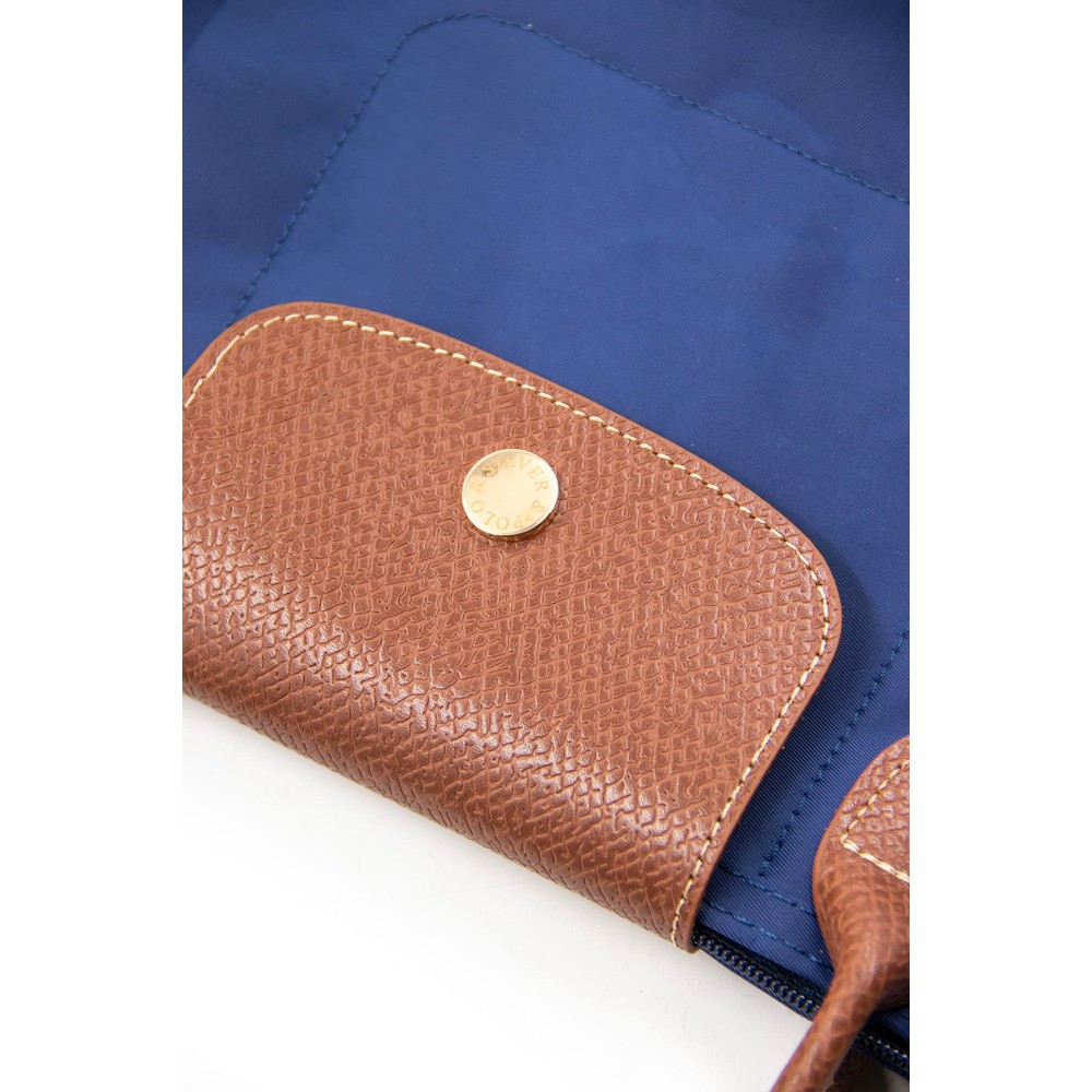 Silver Polo Μπλε Ματ Ταμπά Γυναικεία Τσάντα ώμου