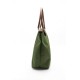 Silver Polo Πράσινη Γυναικεία Τσάντα ώμου χρυσό κούμπωμα