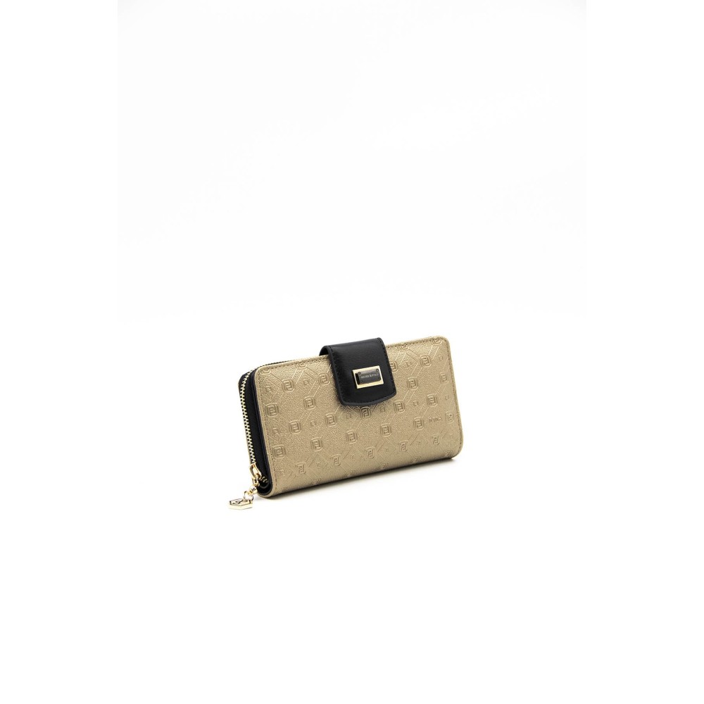 Silver Polo Χάλκινο Γυναικείο Πορτοφόλι & Θήκη για κάρτες με τρεις θήκες SP928-4