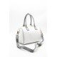 Silver Polo Λευκή Γυναικεία Τσάντα χειρός μονής θήκης SP973-9