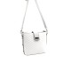 Silver Polo Λευκή Γυναικεία τσάντα χιαστί με τρεις θήκες SP1065-1