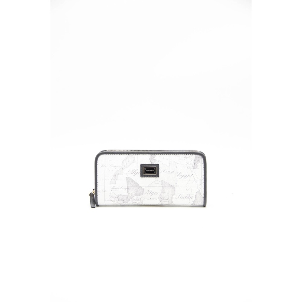 Silver Polo Λευκό Γυναικείο Πορτοφόλι & Θήκη για κάρτες με τρεις θήκες SP665-4