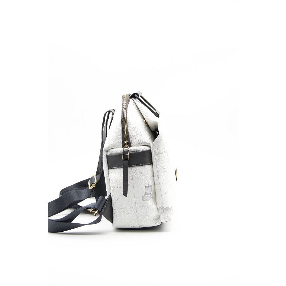 Silver Polo Λευκό Γυναικείο Σακίδιο Πλάτης μονής θήκης SP771-5
