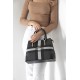 Silver Polo Μαύρη Γυναικεία Τσάντα χειρός με τρεις θήκες SP667-10
