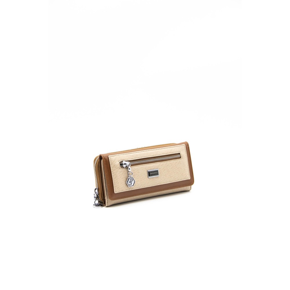 Silver Polo Nut Γυναικείο Πορτοφόλι & Θήκη Κάρτας με δύο θήκες SP846-5
