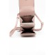 Silver Polo Ροζ Γυναικείο Πορτοφόλι & Θήκη Κάρτας/Τηλεφώνου με λουράκι και τρεις θήκες SP889-12