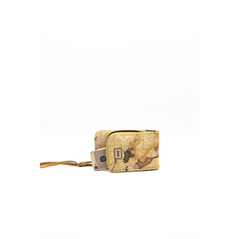 Silver Polo Ταμπα Γυναικείο Πορτοφόλι & Θήκη Κάρτας/Τηλεφώνου με λουράκι και δύο θήκες SP1011-10